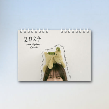 【チェキ抽選特典付き】 「Neru Nagahama Calendar 2024」 ＆「アザーカットステッカー」セット