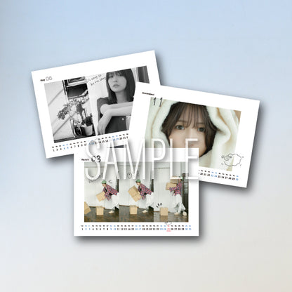【チェキ抽選特典付き】 「Neru Nagahama Calendar 2024」 ＆「アザーカットステッカー」セット